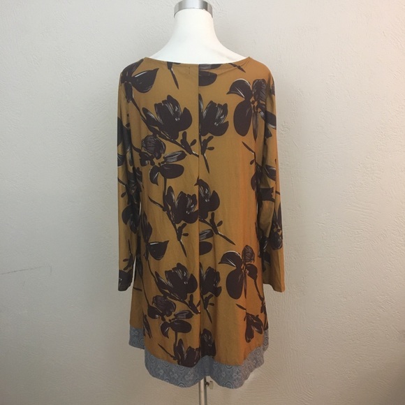 SALE R&B Collections Yellow & Black Shirt Dress XL - Picture 6 of 12